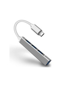 Resim Macbook 4 Port Usb 3.0 Hub Çevirici Çoğaltıcı Type C Çoklayıcı 4 