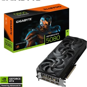 Resim Gıgabyte Geforce Rtx™ 5080 Wındforce Oc Sff 16G Ekran Kartı, 16 Gb, Gddr7, 256 Bit, HDMI 