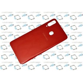 Resim Samsung Galaxy A20S A207 Arka Pil Batarya Kapağı Kırmızı 