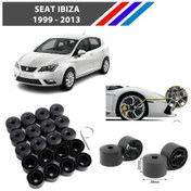 Resim Otozet - Seat İbiza Bijon Civata Kapağı Siyah Renk 20 Adetli Set 17mm 1k06011739b9 