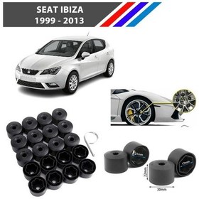 Resim Otozet - Seat İbiza Bijon Civata Kapağı Siyah Renk 20 Adetli Set 17mm 1k06011739b9 