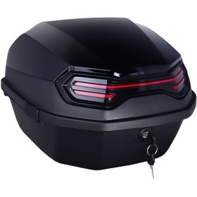 Resim ENDRO Motosiklet Çantası 33 Lt Parlak Siyah 