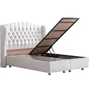 Resim Setaymobilya Baza, Sultan Krem Mdf Baza + Başlık Seti, Setay 