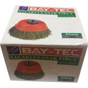 Resim Bay-Tec Çanak Tel Fırça Saçaklı 85 Mm 