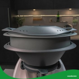 Resim Naturalp Wundermix Maxisteam Thermomix Mutfak Robotu Tm6 ve Tm5 Için Varoma Yükseltici 