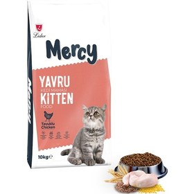 Resim Mercy Tavuklu Yavru Kedi Maması 10 KG 