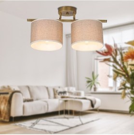 Resim Selina 2Li Şapkalı Modern Plafonyer Genç Odası Mutfak Yatak Odası Avize 