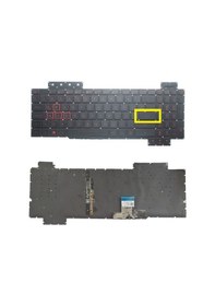 Resim Asus Uyumlu Px705gm-ew151t Klavye Tuş Takımı Tuş Seti Siyah Işıklı Tr 