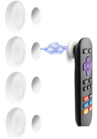 Resim omilife Pratik Yapışan Kolay Monte Duvar Sabitleme Mıknatıs Çok Amaçlı Kumanda Telefon Tutucu 2li 