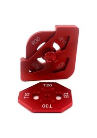 Resim Lemestar Ahşap Kenar Şekillendirme Şablonu - Alüminyum Köşe Kılavuzu İle Mükemmel Kesimler 