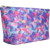 Resim Bilger Yıldız Desenli Suni Deri Büyük Makyaj Çantası 