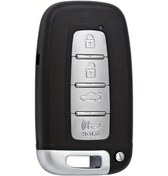 Resim Meridiangoods 4 Buttons Hyundai Ix35 Tucson Kia Uzaktan Kumandalı Anahtarsız Kılıf Kasa 