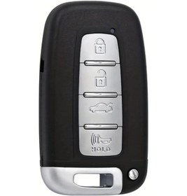 Resim Meridiangoods 4 Buttons Hyundai Ix35 Tucson Kia Uzaktan Kumandalı Anahtarsız Kılıf Kasa 