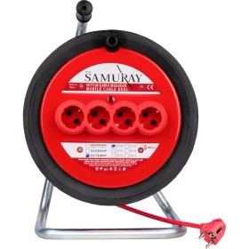 Resim Samuray Seyyar Makaralı Uzatma Kablosu 3x1,5mm 50 mt - 31550 