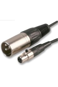 Resim Mykablo 3 Pin Mini XLR Dişi to 3 Pin XLR Erkek Kablo 50 cm 
