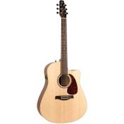 Resim Seagull Entourage CW QI Elektro Akustik Gitar (Natural Spruce) 