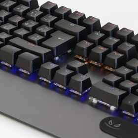 Resim Rush Commando RK848 Mavi Switch Rainbow Mekanik Gaming Oyuncu Klavye 