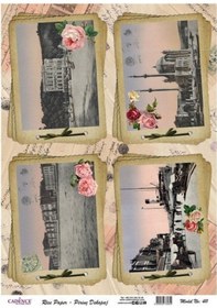 Resim Pirinç Dekopaj Kağıdı Model 411 Karışık 