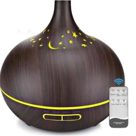 Resim H2O Humidifier Hava Nemlendirici Ultrasonik Led Rgb Işık Parfüm Şişesi Ev Araba Aromatik Hava Nemlendirici 300ml 