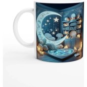 Resim Yengeç Burcu Baskılı Kahve Kupası - Zodyak Kütüpanesi Vs2 