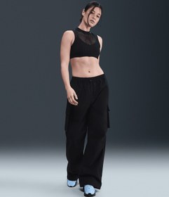Resim Nike Sportswear Mid-Rise Oversized Woven Cargo Pants - Siyah / 