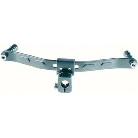 Resim Cloudstore 1 Adet Gümüş Alüminyum Alaşım Çift Kancalı Motor Vites Kolu - Elektrikli Bisiklet 