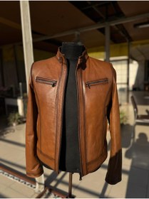 Resim Şahan Deri Denizli Clara Kadın Karartmalı Hakiki Deri Mont 