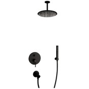 Resim Fause Fau105-B Ankastre Adonis Tavandan Duş Seti Siyah 