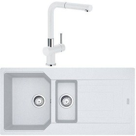 Resim Franke Urban Ubg 651 Bıanco Granit Eviye Actıve Batarya Set 