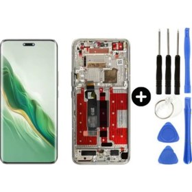 Resim Huawei Honor Magic 6 Pro Uyumlu Çıtalı Servis Lcd Ekran Dokunmatik + Tamir Seti 