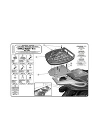 Resim Gıvı E137 Kymco Agılıty 50-125-150-200 08-13 Arka Çanta Taşıyıcı Tek Renk 