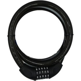 Resim Marsilyan YM-747 120CM 20MM 5 Şifreli Siyah Motorsiklet Kilidi 