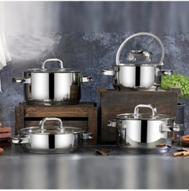 Resim Gülsan Mami 8 Parça Tencere Seti 