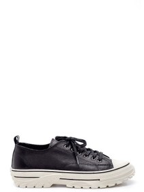 Resim Kadın Deri Sneaker 