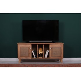 Resim MBK AHŞAP Tv Sehpası Raflı Tv Ünitesi 120 Cm Televizyon Ünitesi 