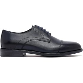 Resim Derimod Erkek Lacivert Bağcıklı Deri Klasik Ayakkabı 26SFD621218 