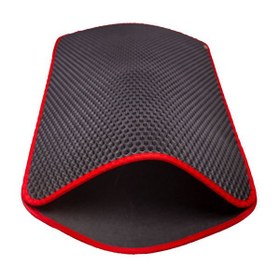 Resim Cattie Altıgen Model Kum Toplayıcı Fonksiyonel Kedi Paspası Medium Kırmızı 37x50 Cm 