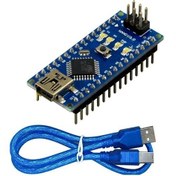 Resim Arduino Nano Klon Usb Chip Ch340 + Usb Kablo Rodevino 