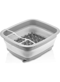 Resim L806 Katlanabilir Badya Bulaşıklık - Gri - 9 Litre 