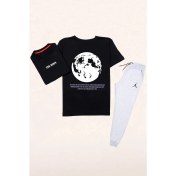 Resim Trendypassion The Moon Baskılı Eşofman Takımı 