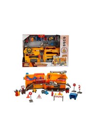 Resim 4539 Maxx Wheels Sesli Ve Işıklı Garaj Seti İnşaat Garajı -sunman 