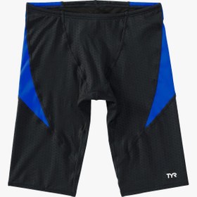 Resim Durafast Elite® Boy's Jammer Swimsuit | Hexa 093 Black/Blue - 24 