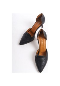 Resim Mubiano Hakiki Deri Collection Kadın Topuklu Stiletto & Ayakkabı Siyah -mcalm132-s Siyah 