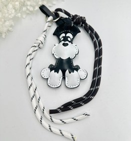 Resim Sevimli Köpek Detaylı Çanta Aksesuar 