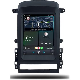 Resim MarTechno Android Multimedya 6GB RAM 128GB Hafıza Chevrolet Captiva Tesla 2007-2011 ile uyumlu 