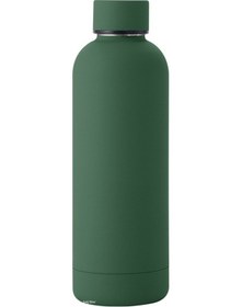 Resim Exclusive 500 Ml Rubber Gövde Çay Termos Kupa Suluk Şişe Bardak Mug Yeşil 