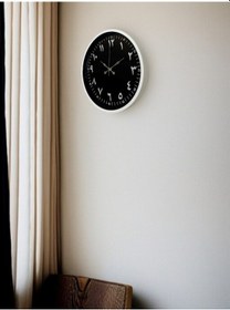 Resim 36 Cm Arapça Rakamlı Dekoratif Duvar Saati Açık 