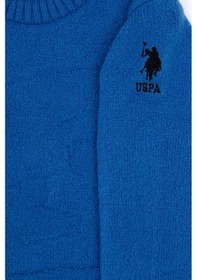 Resim U.S. Polo Assn. Erkek Çocuk Saks Bisiklet Yaka Kazak 50315625-VR032 