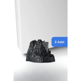Resim Evene Kapı Stoperi Siyah Renk Dekoratif Kapı Tutucu Durdurucu 2 Adet Model 8 