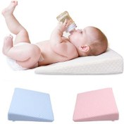 Resim Geekyou Bebek İçin Yemek Emme Yatak Slabı - Hafif Hafıza Köpük Dizaynıyla Mide Tutanaklarını Önleyen, Yanal Uyku İçin Ergonomik Destek Pembe Ağızlı 